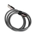 Кабель MicroUSB - USB, 2.4 А, оплётка TPE, морозоустойчивый, 1 метр, серый 9940243 - фото 17050859