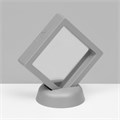 Подставка для украшений «Ромб», 7×2,5×7 см, цвет серый 10534165 - фото 17051267