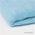 Тряпка для пола Raccoon, 250 г/м², 60×80 см, микрофибра, с оверлоком, 1 шт, цвет голубой 10398205 - фото 17051660