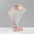 Бюст для украшений, 16×11×21 см, цвет розовый 10553578 - фото 17052316