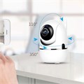 Видеокамера WiFi Cam-14, IP, 2 Мп, поворот 355 °, микрофон, 3.6 мм объектив, белая 10716568 - фото 17052506