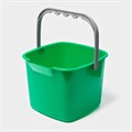 Ведро для уборки, 7,5 л, 25.2×25.5×19 см, зелёный 10701339 - фото 17052566