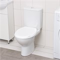 Сиденье для унитаза с крышкой, снежно-белое 869045 - фото 17088411