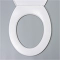 Сиденье для унитаза с крышкой, снежно-белое 869045 - фото 17088413