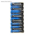 Батарейка солевая Panasonic General Purpose, AA, R6-8S, 1.5В, спайка, 8 шт. 1035278 - фото 17088633