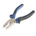 Плоскогубцы комбинированные ТУНДРА, CrV, никелированные, двухкомпонентные рукоятки, 160 мм 881647 - фото 17088819
