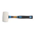 Киянка ТУНДРА, фиберглассовая рукоятка, белая резина, 750 г 881759 - фото 17088974