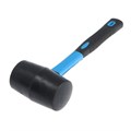 Киянка ТУНДРА, фиберглассовая рукоятка, черная резина, 450 г 881755 - фото 17088998
