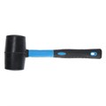Киянка ТУНДРА, фиберглассовая рукоятка, черная резина, 450 г 881755 - фото 17088999