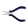Длинногубцы изогнутые ТУНДРА mini, никелированные, двухкомпонентные рукоятки, 125 мм 881668 - фото 17089320