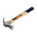 Молоток-гвоздодер ТУНДРА, деревянная рукоятка, 500 г 882002 - фото 17089741