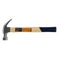 Молоток-гвоздодер ТУНДРА, деревянная рукоятка, 500 г 882002 - фото 17089742
