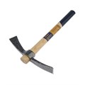 Кирка ТУНДРА, кованая, деревянная рукоятка 380 мм, двухплоскостная, 500 г 882060 - фото 17089784