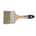 Кисть плоская ТУНДРА, натуральная щетина, деревянная рукоятка, 4", 100 мм 881532 - фото 17089949
