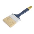 Кисть плоская ТУНДРА, натуральная щетина, пластиковая рукоятка, 3", 75 мм 881519 - фото 17090012