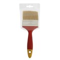 Кисть плоская ТУНДРА, натуральная щетина, пластиковая рукоятка, 3", 75 мм 881519 - фото 17090019