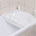 Полка на ванну Toys, 57-89 см, цвет снежно-белый 1144721 - фото 17090064