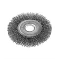Щетка металлическая для УШМ ТУНДРА, плоская, посадка 22 мм, 125 мм 1032365 - фото 17090171
