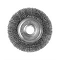 Щетка металлическая для УШМ ТУНДРА, плоская, посадка 22 мм, 125 мм 1032365 - фото 17090172