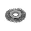 Щетка металлическая для УШМ ТУНДРА, плоская, посадка 22 мм, 100 мм 1032364 - фото 17090183
