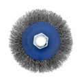 Щетка металлическая для УШМ ТУНДРА, "тарелка", М14, 100 мм 1032358 - фото 17090196