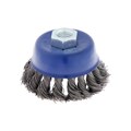 Щетка металлическая для УШМ ТУНДРА, крученая проволока, "чашка", М14, 75 мм 1032345 - фото 17090387
