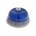 Щетка металлическая для УШМ ТУНДРА, "чашка", М14, 125 мм 1032342 - фото 17090394