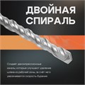 Бур по бетону ТУНДРА, двойная спираль, SDS-plus, 6 х 210 мм 1032398 - фото 17090431