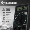 Мультиметр ТУНДРА mini, DT-182, ACV/DCV, DCA, 200-200MΩ, проверка батареек 1.5 и 9V 1026052 - фото 17090600