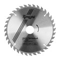 Диск пильный по дереву ТУНДРА, стандартный рез, 200 х 32 мм (кольца на 22,20,16), 36 зубьев 1032331 - фото 17091438