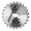 Диск пильный по дереву ТУНДРА, быстрый рез, 250 х 32 мм (кольца на 22,20,16), 24 зуба 1032335 - фото 17091450