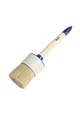 Кисть круглая ТУНДРА, натуральная щетина, деревянная рукоятка, №18, 60 мм 881558 - фото 17091851