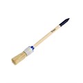 Кисть круглая ТУНДРА, натуральная щетина, деревянная рукоятка, № 2, 20 мм 881550 - фото 17091856