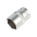 Головка торцевая шестигранная ТУНДРА, под квадрат 1/2", 20 мм, CrV 1123558 - фото 17092242