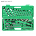 Набор инструментов в кейсе ТУНДРА, автомобильный, 1/2" и 1/4", 63 предмета 881867 - фото 17092592