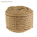 Канат джутовый крученый 22,0 мм, бухта (50 м) 1717604 - фото 17095558