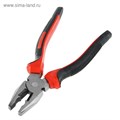 Плоскогубцы комбинированные ЛОМ, шлифованные, двухкомпонентные рукоятки, 180 мм 1532371 - фото 17096116