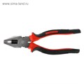Плоскогубцы комбинированные ЛОМ, шлифованные, двухкомпонентные рукоятки, 180 мм 1532371 - фото 17096117