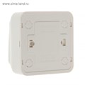 Выключатель Smartbuy "Юпитер", 10 А, 1 клавиша, наружный,  белый 2174276 - фото 17097722