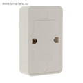 Розетка Smartbuy "Юпитер", 10 А, двухместная, открытая, без з/к, белая 2174285 - фото 17097725