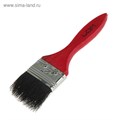 Кисть плоская ЛОМ, смешанная щетина, деревянная рукоятка, 2", 50 мм 1818225 - фото 17097922