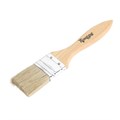 Кисть плоская ТУНДРА, смешанная щетина, деревянная рукоятка, 1.5", 38 мм 1818230 - фото 17097948