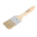 Кисть плоская ТУНДРА, смешанная щетина, деревянная рукоятка, 2", 50 мм 1818231 - фото 17097954