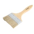 Кисть плоская ТУНДРА, смешанная щетина, деревянная рукоятка, 4", 100 мм 1818234 - фото 17097972