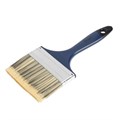 Кисть плоская ТУНДРА, искусственная щетина, пластиковая рукоятка, 4", 100 мм 1818253 - фото 17098083