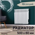 Радиатор Tropic 500x80 мм биметаллический, 10 секции 2398265 - фото 17098695