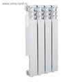 Радиатор Tropic 500x80 мм алюминиевый, 4 секции 2398257 - фото 17098830