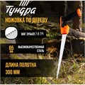 Ножовка по дереву ТУНДРА, выкружная, зуб каленый, 2D заточка, 2К рукоятка, 300 мм 1818198 - фото 17099255