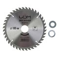 Диск пильный по дереву ЛОМ, стандартный рез, 180 х 30 мм (кольца на 20, 16), 36 зубьев 1857939 - фото 17100062