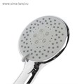 Душевая лейка Accoona A333, 5 режимов, корпус пластик, цвет хром 2619293 - фото 17100663